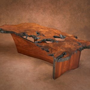 Redwood Burl Coffee Table